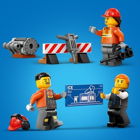 60420 LEGO® City Big Vehicles Geltonas statybų ekskavatorius 