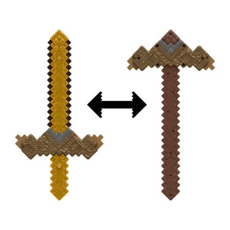 MINECRAFT transformuojamas kardas–kirtiklis, 43 cm, JKC15 