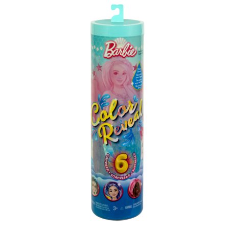 BARBIE Color Reveal undinės siurprizų rinkinys, giliųjų vandenų serija, HRK12 