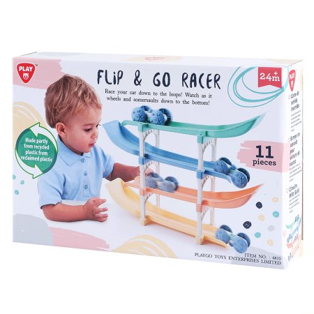 PLAYGO edukacinis žaislas trasos bokštas FLIP & GO RACER, 4810 