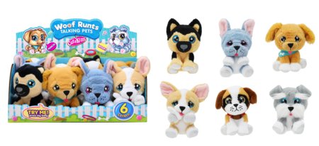 CUTEKINS pliušinis gyvūnėlis su realistiškais garsais Paw Pals, asort., 35055 