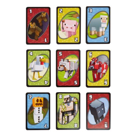 MATTEL GAMES UNO kortos Minecraft, FPD61 