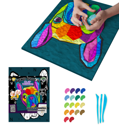 SPLAT PLANET modelino paveikslo rinkinys Prancūzų buldogas, SP46932 