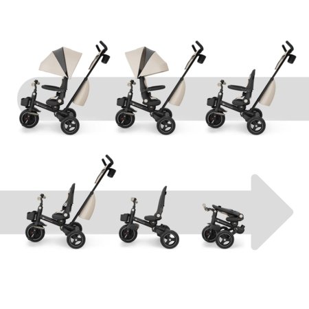 KINDERCRAFT triratukas SPINSTEP 2 Plus, smėlinis, KRSPST02BEGPL00 