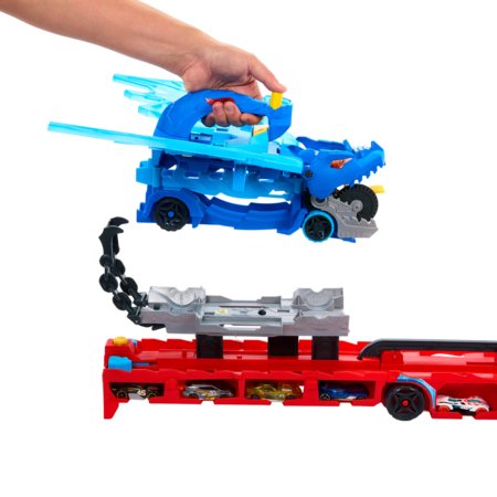 HOT WHEELS City transporteris – Dvigubas drakonas, JBM72 