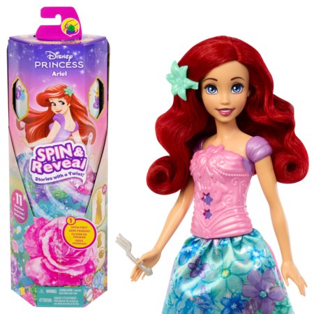 DISNEY PRINCESS Spin & Reveal Arielės siurprizų rinkinys, HTV88 