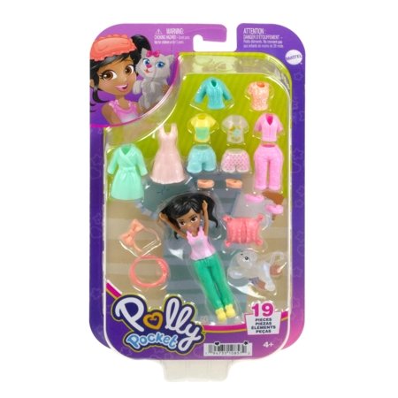 POLLY POCKET vidutinio dydžio mados rinkinys asort, HKV88 HKV88