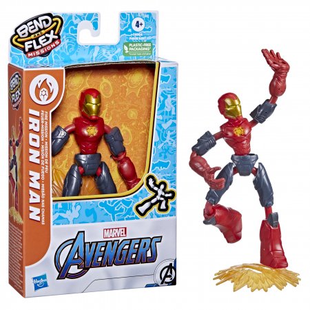 AVENGERS figūrėlė Bend and Flex, asort., F40085L0 F40085L0