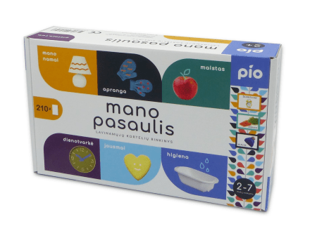 PIO Lavinamųjų kortelių rinkinys Mano pasaulis, PN60303 