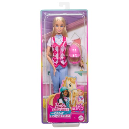 BARBIE Malibu Mysteries lėlė raitelė, HXJ38 