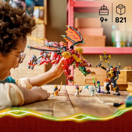 71868 LEGO® NINJAGO® Wyldfyre transformuojamas drakonas-robotas 