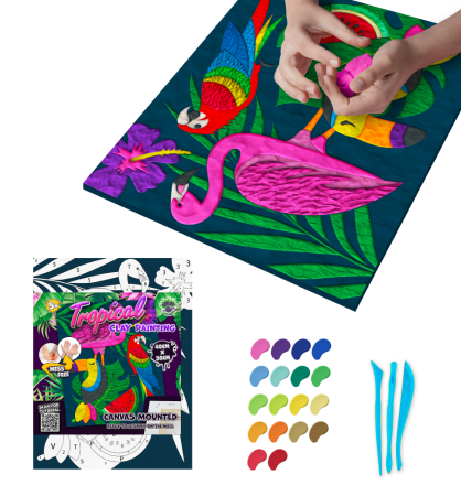 SPLAT PLANET modelino paveikslo rinkinys Tropical, SP46864 