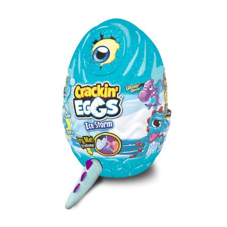 CRACKIN EGGS pliušinis riaumojantis dinozauras Dino Ice, asort., SK003A1 