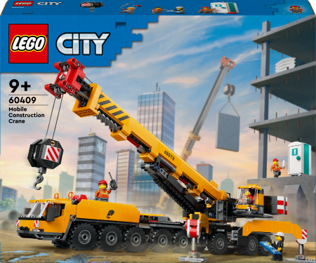 60409 LEGO® City Big Vehicles Geltonas mobilus statybų kranas 