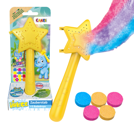 INKEE vonios žaislas su dažais Wand Star, 43912EN 
