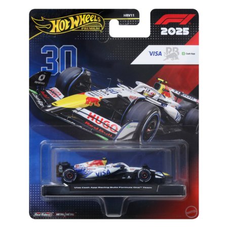 HOT WHEELS 1:64 Premium F1 VCARB Liam Lawson bolidas, JKD79 