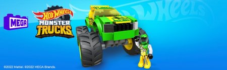 MEGA CONSTRUX HOT WHEELS konstruktorius Hot Wheels džipas lenktynininkas asort, HHW80 HHW80