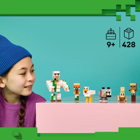 21592 LEGO® Minecraft® Vištų raitelis ir užpuolimas dykumoje 