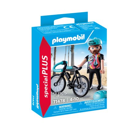 PLAYMOBIL SPECIAL PLUS Dviratininkas Paulas, 71478 
