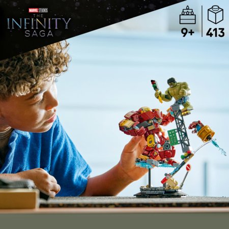 76343 LEGO® ǀ Marvel Epinė kova: Halkbasteris prieš Halką 