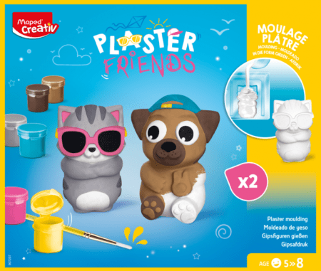 MAPED CREATIV Plaster Friends gipso formavimo rinkinys, 229072070000 