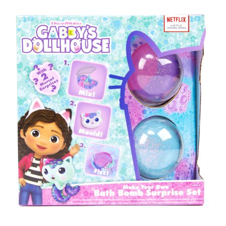 GABBY'S DOLLHOUSE rinkinys pasigamink savo vonios burbulus, 70-0008 