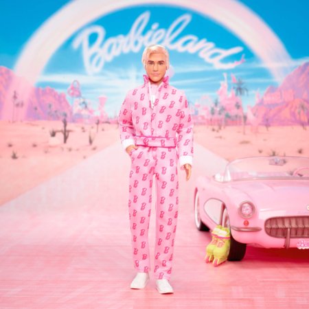 BARBIE Movie kolekcinis Kenas rožiniu kostiumu, JCP80 