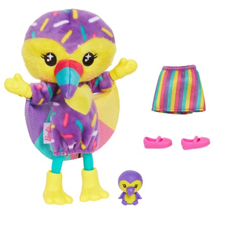 BARBIE Čelsės Cutie Reveal rinkinys, džiunglių serija, tukano paukštė , HKR16 HKR16