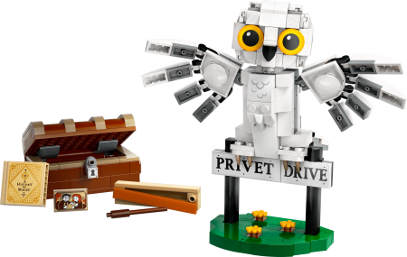 76425 LEGO® Harry Potter™ Hedviga ketvirtame Ligustrų gatvės name 