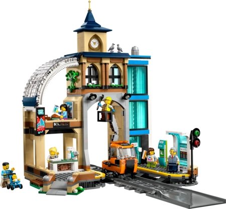 60469 LEGO® City Trains Centrinė traukinių stotis 