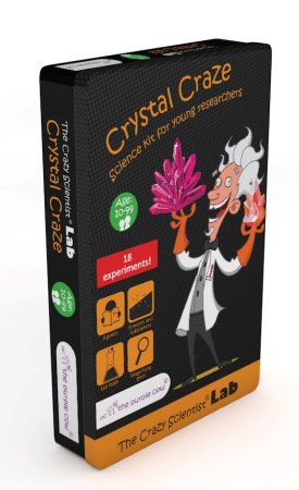PURPLE COW mokslinis rinkinys LAB Crystal Craze (LT,LV), 542 