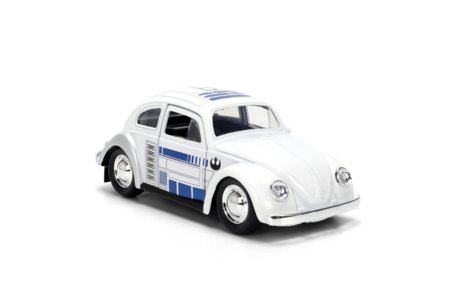 JADA Star Wars 1:32 R2-D2 Volkswagen Beetle modeliukas, 9336982314R00 