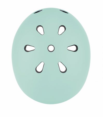 GLOBBER šalmas Go Up Lights, XXS/XS ( 45-51cm), pastelinė žalia, 506-206 506-206