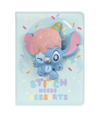STITCH užrašų knygelė Squishy 3D, 75231PTR 