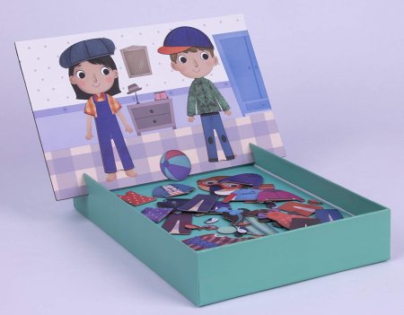 APLI KIDS magnetinis žaidimas-dėlionė "Apsirenkime", APLI17557 APLI17557