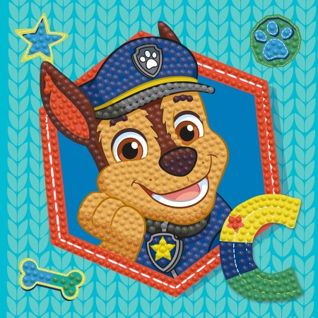 DIAMOND DOTS kūrybinis rinkinys piešimas deimantais Paw Patrol Chase, DTZ5.021 DTZ5.021