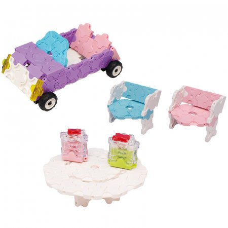 LAQ japoniškas konstruktorius Sweet Collection Ice Cream Wagon, 4952907006950 4952907006950