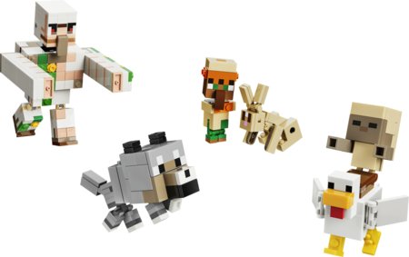 21592 LEGO® Minecraft® Vištų raitelis ir užpuolimas dykumoje 