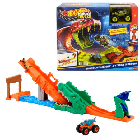 HOT WHEELS Monster Trucks rinkinys – Krokodilo iššūkis, JJN45 