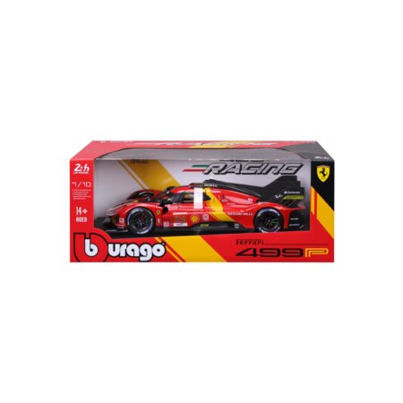 BBURAGO 1:18 lenktyninis automodelis Ferrari Racing 499P 24H Le Mans, 18-16303 