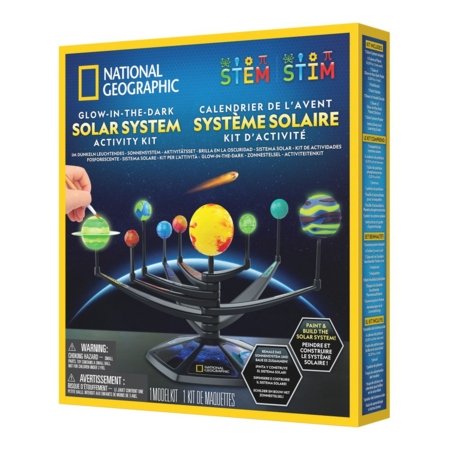 NATIONAL GEOGRAPHIC rinkinys Glow in the Dark Solar System, CRSOLARSYS6L