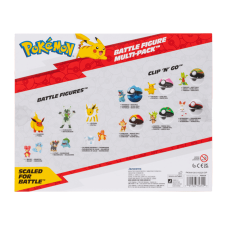 POKEMON veiksmo figūrėlių rinkinys, 8 vnt., PKW4100 