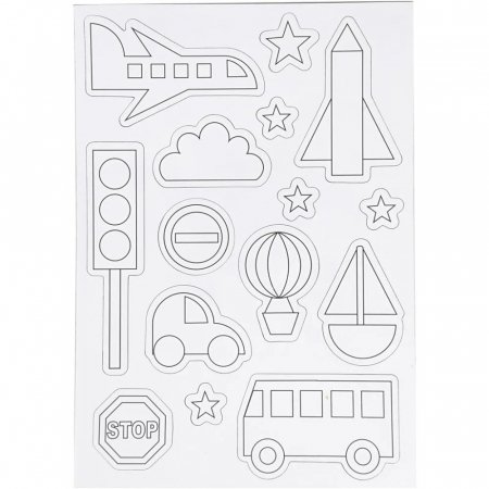 CREATIV spalvinami magnetukai transportas, 51235 51235
