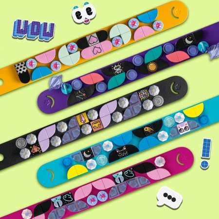 41803 LEGO® DOTS Papildomų DOTS 8 serija – blizgučiai ir žvilgesys 41803