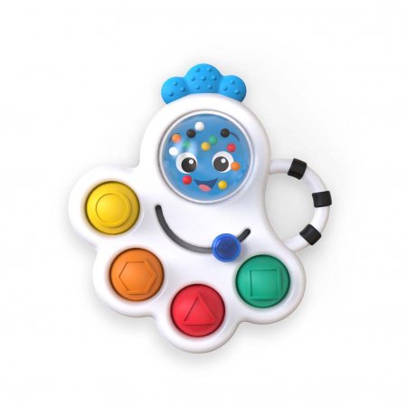 BABY EINSTEIN barškutis - kramtukas Octo-Push Bubble Pop, 12684 12684-6-MEWW-YW2