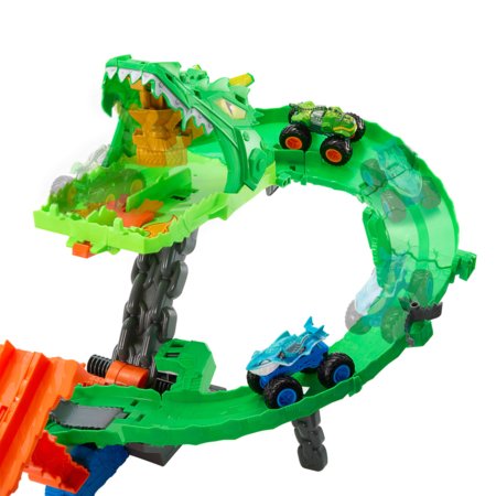 HOT WHEELS Monster Trucks rinkinys – Drakono sunaikinimas, JFR06 