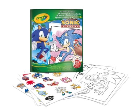 CRAYOLA kūrybinis rinkinys Sonic, 04-0898G 