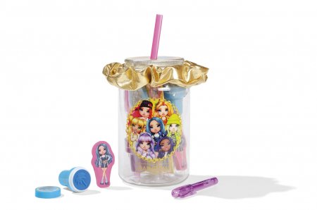 TOTUM RAINBOW HIGH puodelis su kanceliarijos priemonėmis, 620421 620421