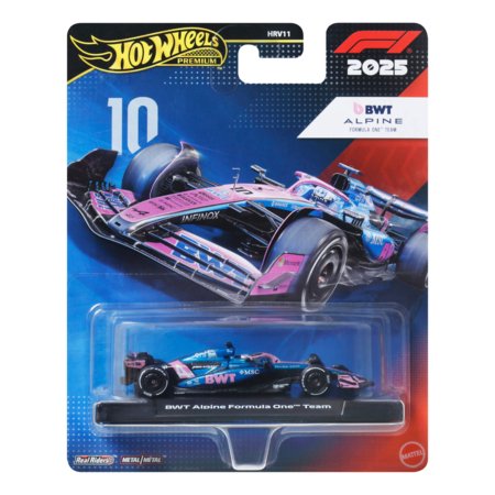 HOT WHEELS 1:64 Premium F1 Alpine Pierre Gasly bolidas, JKD82 