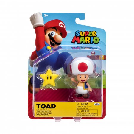 NINTENDO 4" Super Mario figūrėlė, asort., 408234-6 408234-6